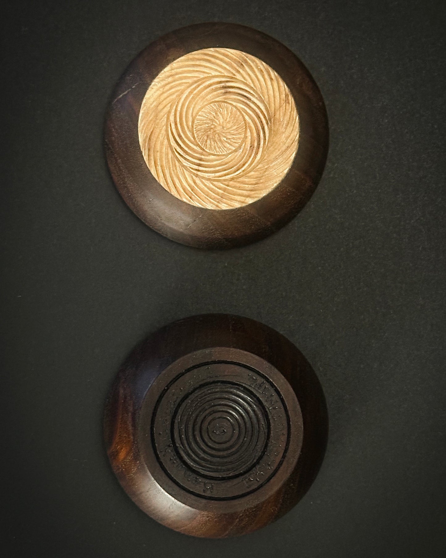Ken Crosby - Black Walnut Bowl w/Maple Insert