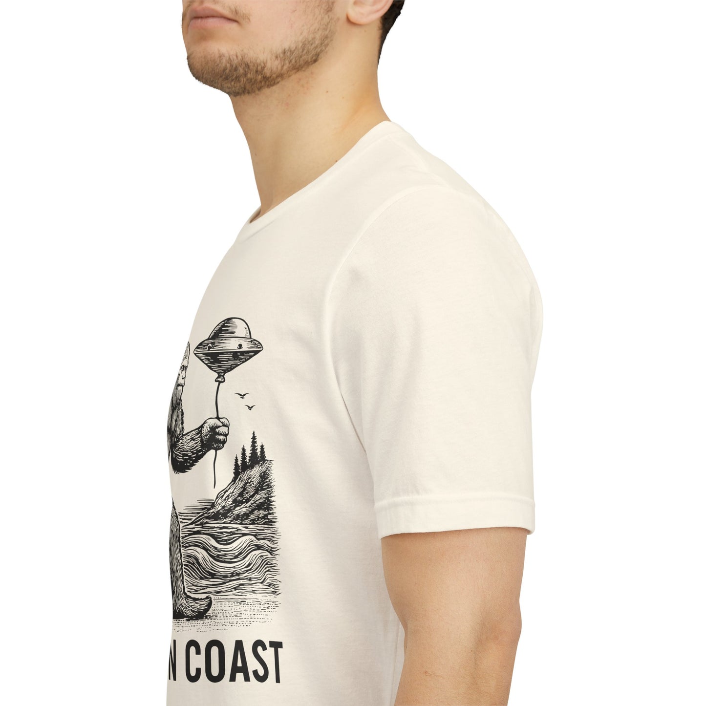 Oregon Coast Sasquatch T-Shirt – Bigfoot & UFO Graphic Tee