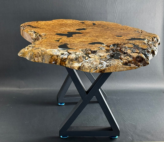 Pat Gettis- Maple Burl End Table/Coffee Table