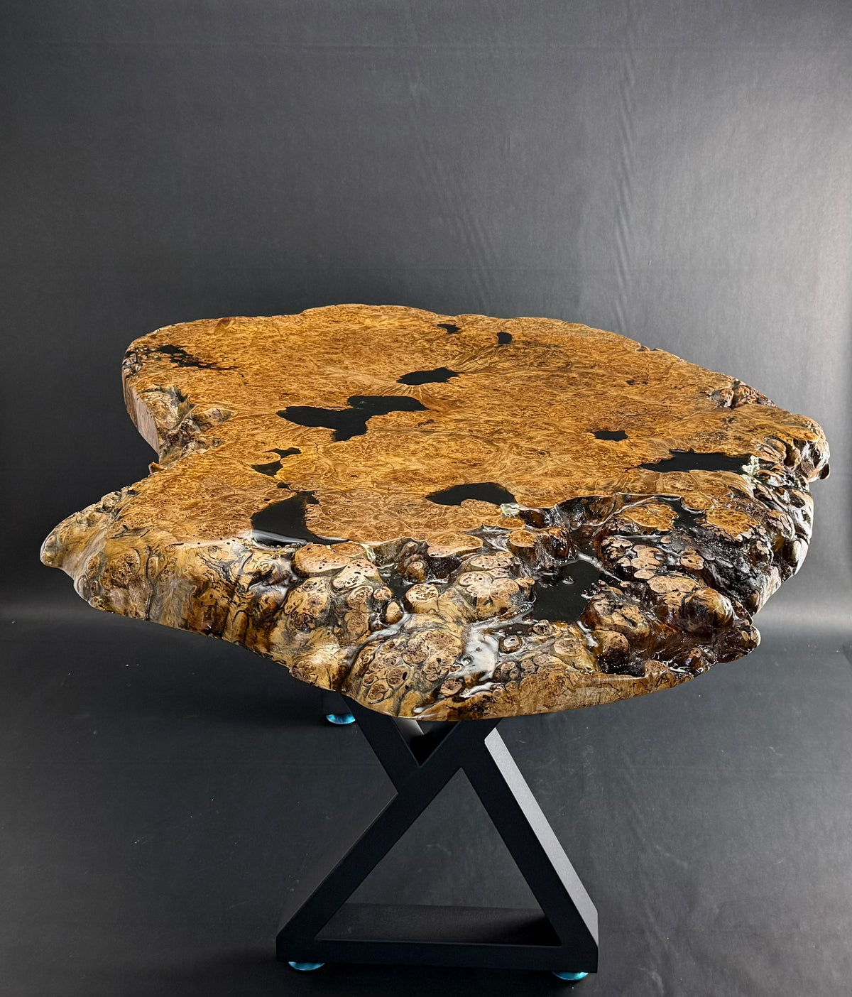 Pat Gettis- Maple Burl End Table/Coffee Table