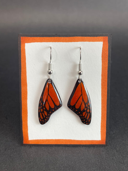 Alexa Slater- Monarch wing earrings