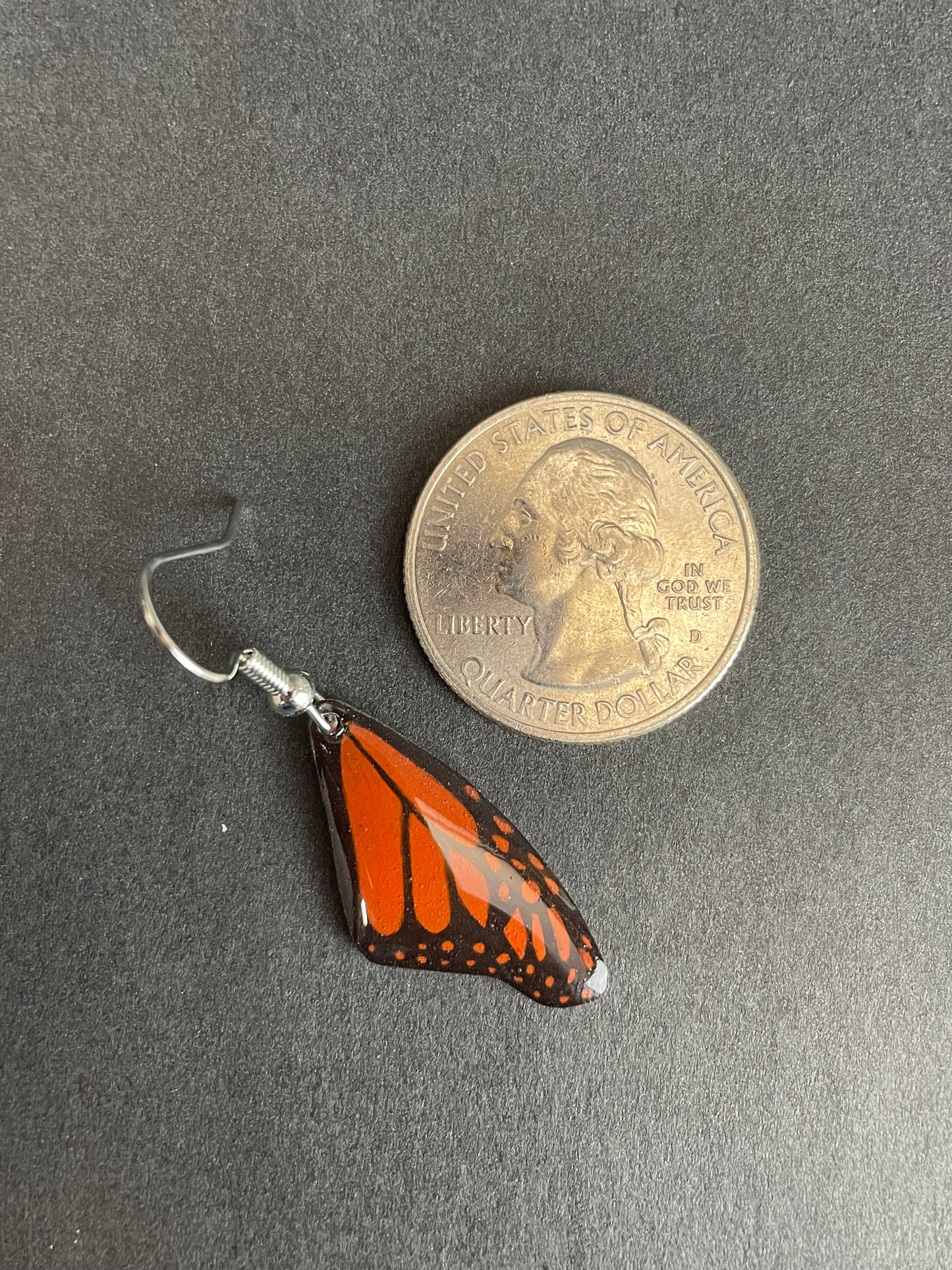Alexa Slater- Monarch wing earrings