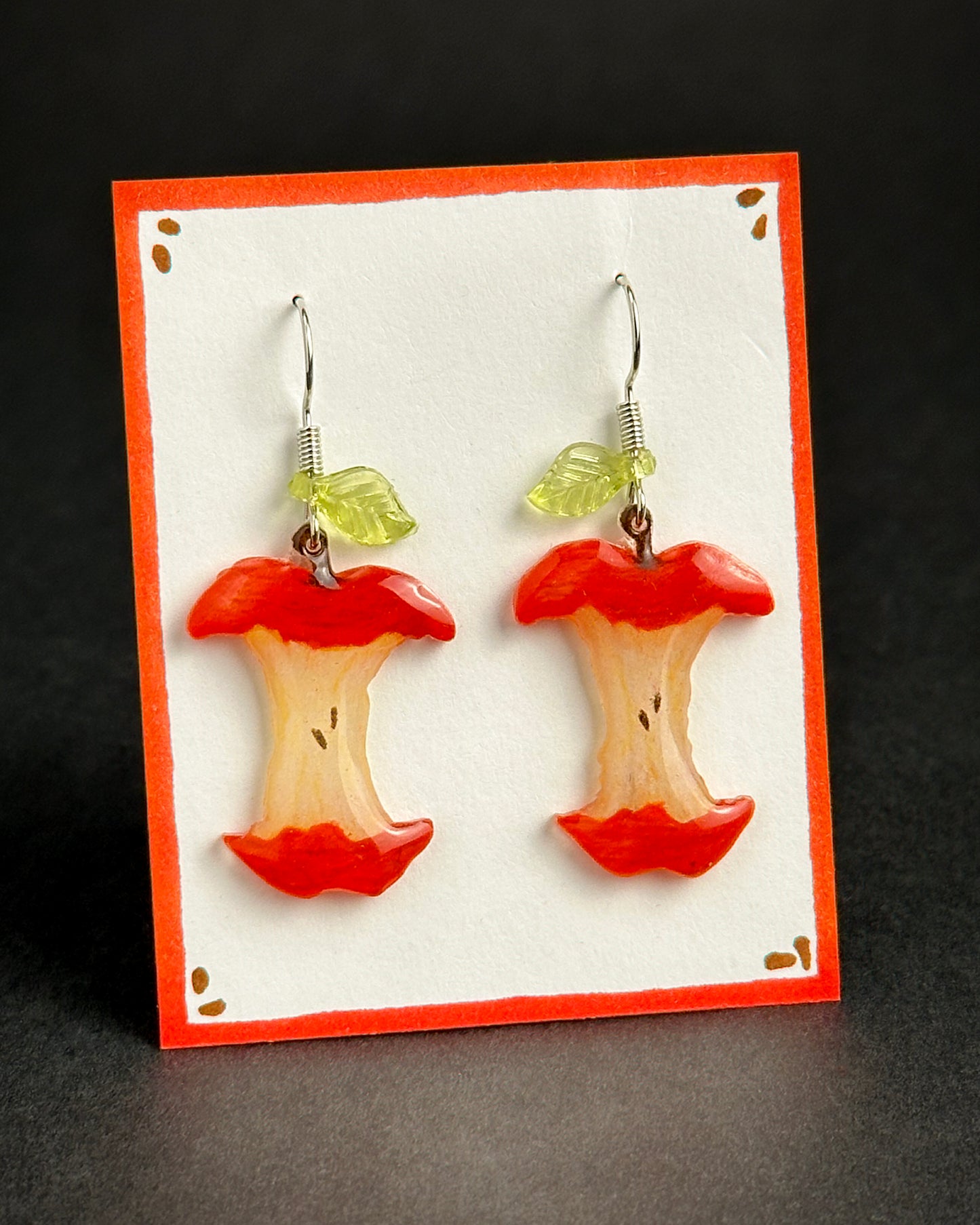 Alexa Slater - Apple Core Earrings