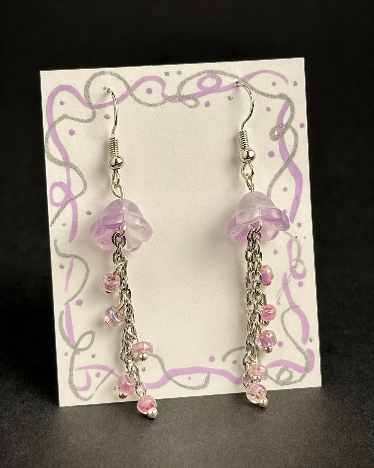 Alexa Slater - Light Purple Jellyfish Earrings