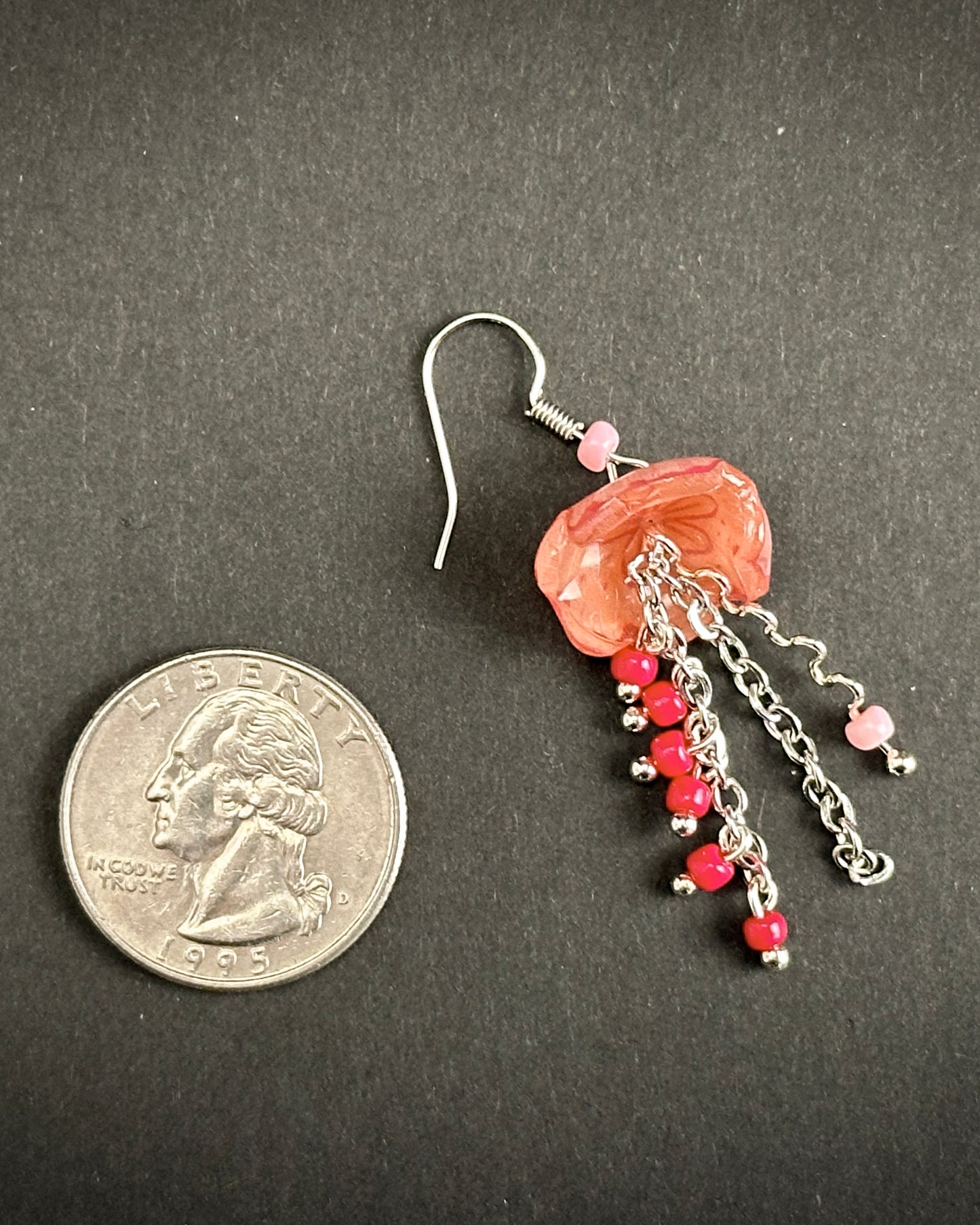 Alexa Slater - Pink Jellyfish Earrings