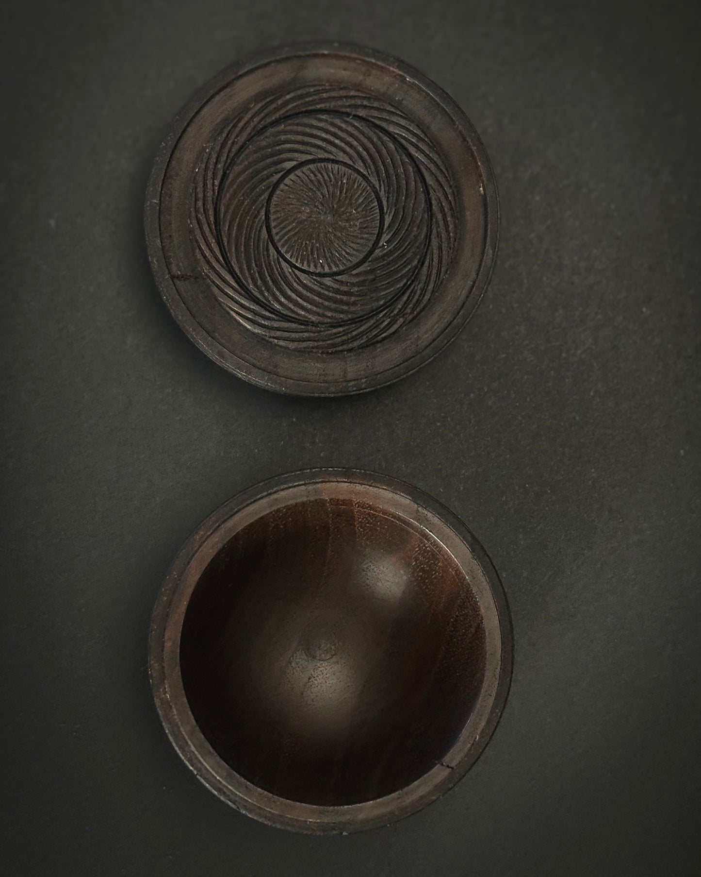 Ken Crosby - Black Walnut Bowl w/Maple Insert