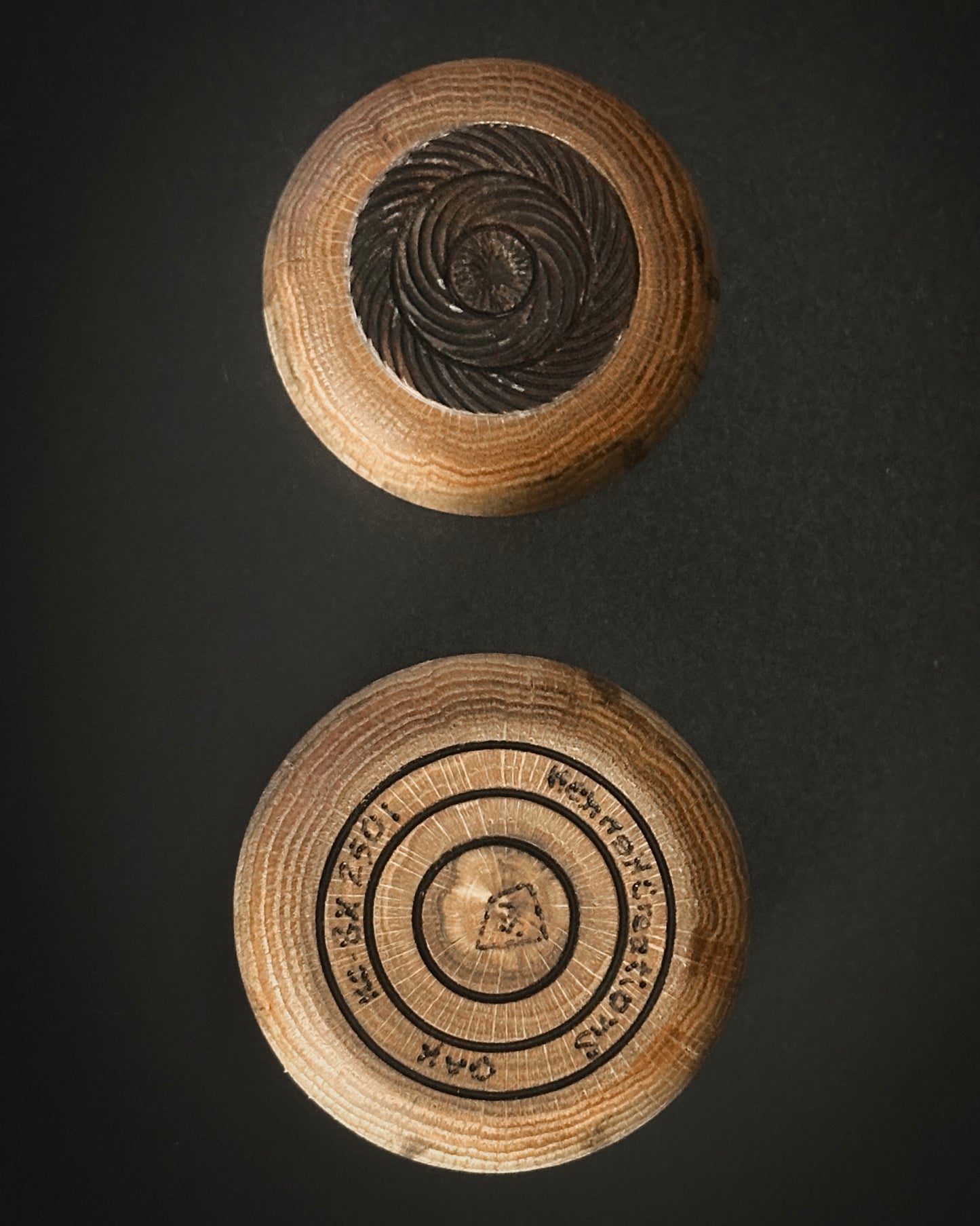 Ken Crosby - Oak Bowl w/Black Walnut Insert