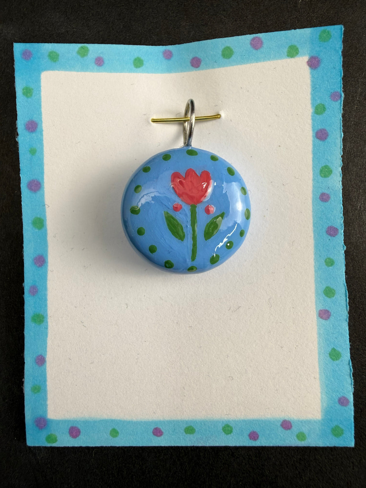 Alexa Slater- Pink Flower Pendant