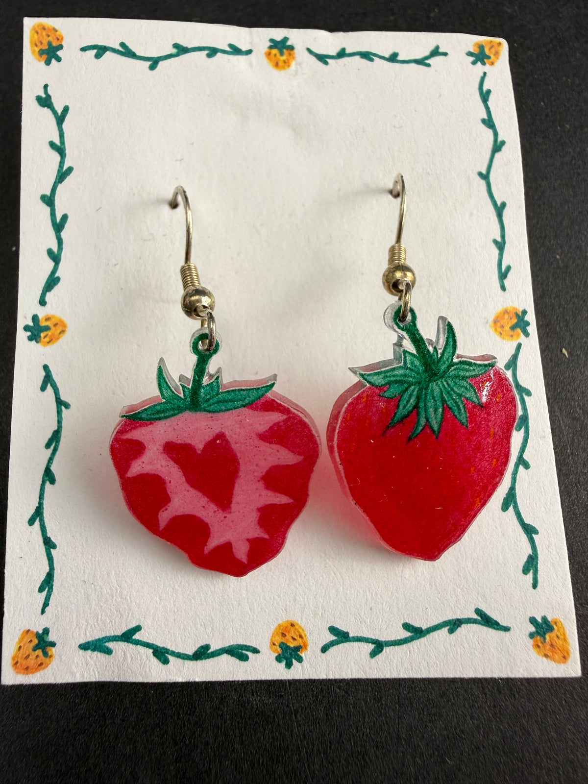 Alexa Slater- Strawberry Earrings